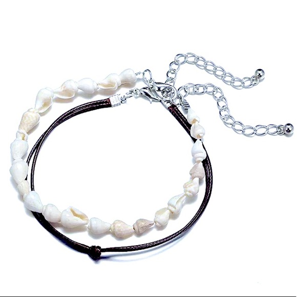 🔴𝟱/$𝟭𝟱🔴𝗖𝗟𝗘𝗔𝗥𝗔𝗡𝗖𝗘 Seashell Anklet NEW - Picture 7 of 10